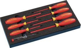 Werkzeugmodul 8-tlg.1/3-Modul Schlitz 2,5-6,5/PH 1,2 TECWERK