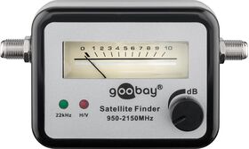 Satelliten-Finder mit mechanischer Pegelanzeige + akustischem Signalton- VPE: 1