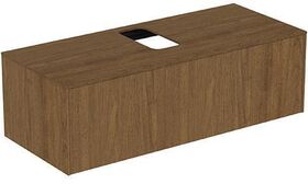 IDS Schubladenfront CONCA für WTU, 1202x370mm Walnuss dunkel IDEAL STANDARD