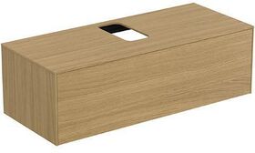 IDS Waschtischplatte CONCA mitt Auss 1202x505mm a Nr2019 Eiche hell IDEAL STANDARD