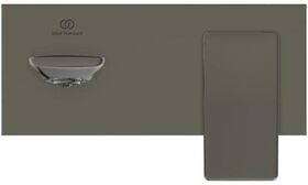 IDS Einhebel-Wandwaschtischarmatur CHECK Bausatz 2, Auslauf 180mm magnetic grey IDEAL STANDARD