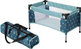 Puppen-Reisebett türkis