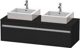Duravit Waschtischunterbau KETHO 550x1400x426mm eiche schwarz
