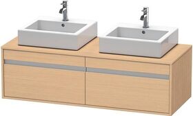 Duravit Waschtischunterbau KETHO 550x1400x426mm eiche natur
