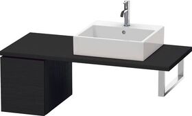 Duravit Konsolenunterschrank L-CUBE 400x320x547mm eiche schwarz