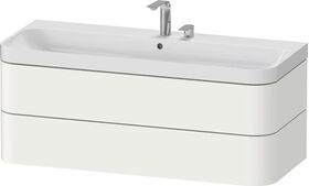 Duravit Waschtischset HAPPY D.2 PLUS 1175x490mm e Hahnloch mediterrane eiche