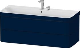 Duravit Waschtischset HAPPY D.2 PLUS 2 Schubk 1175x490mm 2 HL na-bl sdm