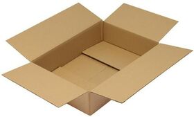 Faltkarton 2-wellig Maße 600x400x130mm Qualität 2.30BC braun TRANSPAK - VPE: 10