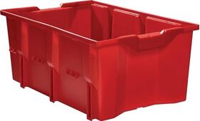 Drehstapelbehälter PP rot L480xB312xH200mm LA-KA-PE