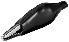 Krokodilklemme schwarz, Schwarz- VPE: 10
