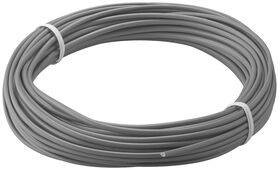 Kupferlitze isoliert, 10 m, grau- VPE: 1