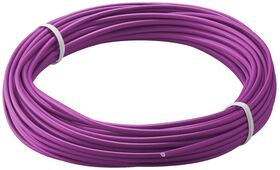 Kupferlitze isoliert, 10 m, violett- VPE: 1
