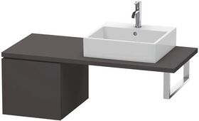 Duravit Konsolenunterschrank L-CUBE 400x420x547mm graphit supermatt