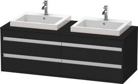 Duravit Waschtischunterbau KETHO 550x1400x496mm eiche schwarz