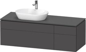 Duravit Waschtischunterbau L-CUBE 1420x482x550mm gra ma o ES