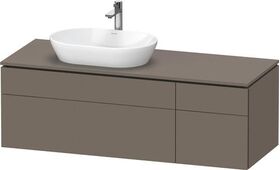 Duravit Waschtischunterbau L-CUBE 1420x482x550mm fla gr sdm o ES