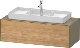 Duravit Waschtischunterbau WHITE TULIP 1300x408x550mm Ei na mass /steingrau hgl