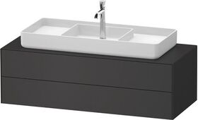 Duravit Waschtischunterbau WHITE TULIP 1300x408x550mm gra sdm o ES