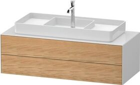 Duravit Waschtischunterbau WHITE TULIP 1300x408x550mm Ei na mass / we hgl o ES