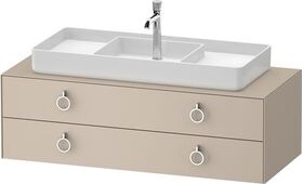 Duravit Waschtischunterbau WHITE TULIP 1300x408x550mm ta sdm o ES