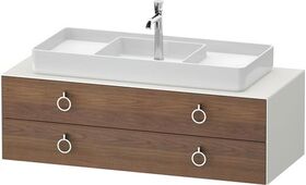 Duravit Waschtischunterbau WHITE TULIP 1300x408x550mm amerik NB / we sdm o ES