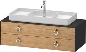 Duravit Waschtischunterbau WHITE TULIP 1300x408x550mm Ei na mass / gra sdm o ES