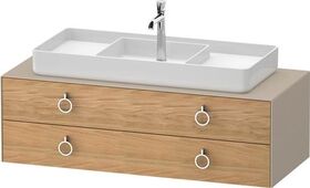 Duravit Waschtischunterbau WHITE TULIP 1300x408x550mm Ei na mass / ta sdm o ES