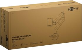 Single-Monitorhalterung Gaming mit Gasdruckfeder- VPE: 1