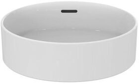 IDS Aufsatzwaschtisch STRADA II m ÜL o HL rund d= 450mm weiß IDEAL STANDARD