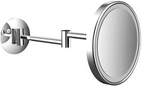 Emco LED-Rasier-/Kosm.spiegel PURE LED rd d= 203mm 2-arm Direktanschluss chrom EMCO