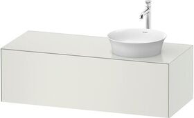 Duravit Waschtischunterbau WHITE TULIP 408x1300x550mm we sdm Waschtisch rechts