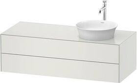 Duravit Waschtischunterbau WHITE TULIP 408x1300x550mm we sdm Waschtisch rechts