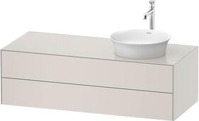 Duravit Waschtischunterbau WHITE TULIP 408x1300x550mm No we sdm WT rechts