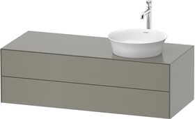 Duravit Waschtischunterbau WHITE TULIP 408x1300x550mm Steingr sdm WT rechts