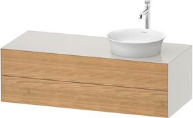 Duravit Waschtischunterbau WHITE TULIP 408x1300x550mm Ei na mass / No we sdm WT