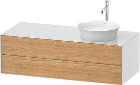Duravit Waschtischunterbau WHITE TULIP 408x1300x550mm Ei na mass / we hgl WT re
