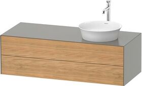 Duravit Waschtischunterbau WHITE TULIP 408x1300x550mm Ei na mass / Steing sdm W