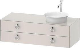 Duravit Waschtischunterbau WHITE TULIP 408x1300x550mm No we sdm WT rechts