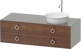 Duravit Waschtischunterbau WHITE TULIP 408x1300x550mm ami NB / Steing sdm WT re