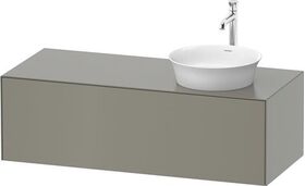 Duravit Waschtischunterbau WHITE TULIP 1300x550mm 1 Ausz. Steingr sdm o ES