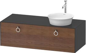 Duravit Waschtischunterbau WHITE TULIP 1300x550mm 1 Az ami NB / grap sdm o ES