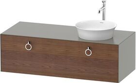 Duravit Waschtischunterbau WHITE TULIP 1300x550mm 1 Az ami NB / Steing sdm o ES