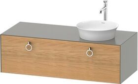Duravit Waschtischunterbau WHITE TULIP 1300x550mm 1 Az Ei na mass / Steing sdm