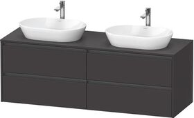 Duravit Waschtischunterbau Ketho.2 1600x568x550mm Be beids gra supermatt