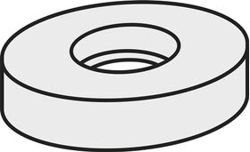 Wendeplatten-Unterlegscheibe ISO DRS 155-02 Bruttogewicht 9,51g PRAMET - VPE: 10