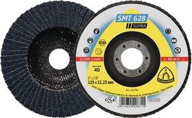 Fächerscheibe SMT 628 Supra D.115mm K.40 fl.INOX ZK KLINGSPOR - VPE: 10