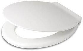 pagette WC-Sitz Exklusiv m Deckel mit Edelstahl-Befestigung weiß