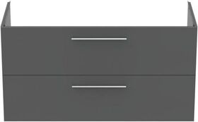 IDS Waschtischunterschrank i.life B 2 Auszüge, 1200x505x630mm Quarzgrau matt IDEAL STANDARD