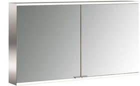 Emco LED-Lichtsp.schr. PRIME 2 FACELIFT AP 1200x700mm 2-türig aluminium/spiegel EMCO