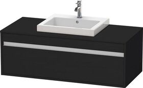 Duravit Waschtischunterbau KETHO 550x1200x426mm eiche schwarz